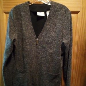 First Issue (Liz Caliborne) Blazer Salt & Pepper L